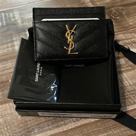 ysl cassandre matelasse card holder|CASSANDRE MATELASSÉ card case in grain de poudre leather .